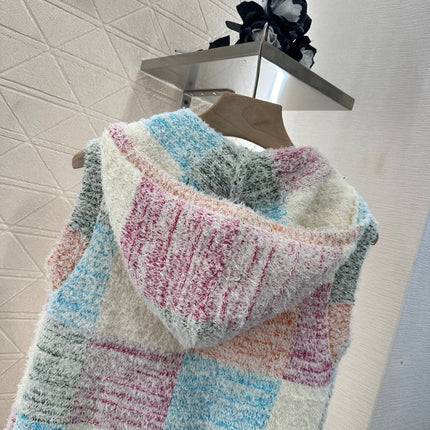 CHANEL SLEEVELESS KNIT HOODIE 276505