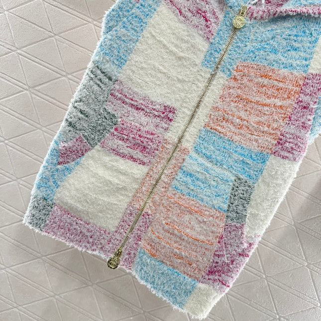 CHANEL SLEEVELESS KNIT HOODIE 276505