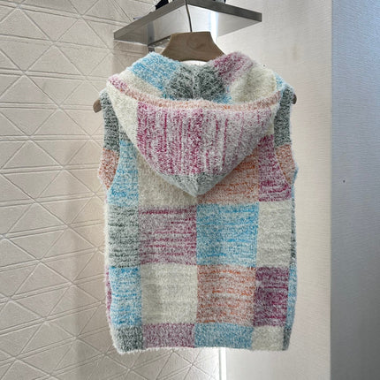 CHANEL SLEEVELESS KNIT HOODIE 276505