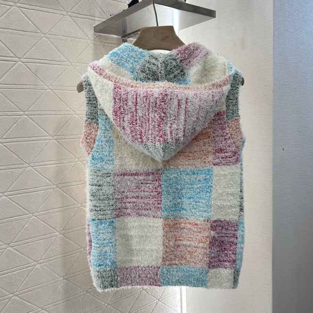 CHANEL SLEEVELESS KNIT HOODIE 276505