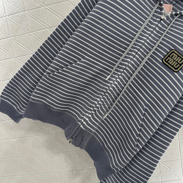 MIUMIU FLEECE HOODED JACKET STYLE 96