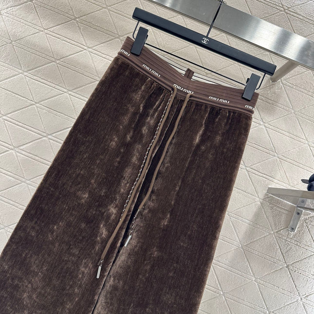 MIUMIU WIDE-LEG PANTS STYLE 119