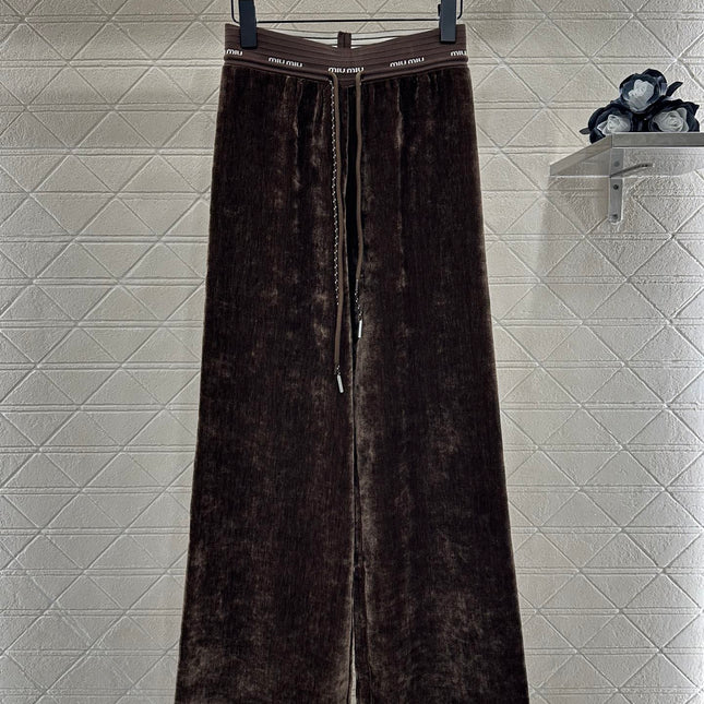 MIUMIU WIDE-LEG PANTS STYLE 119