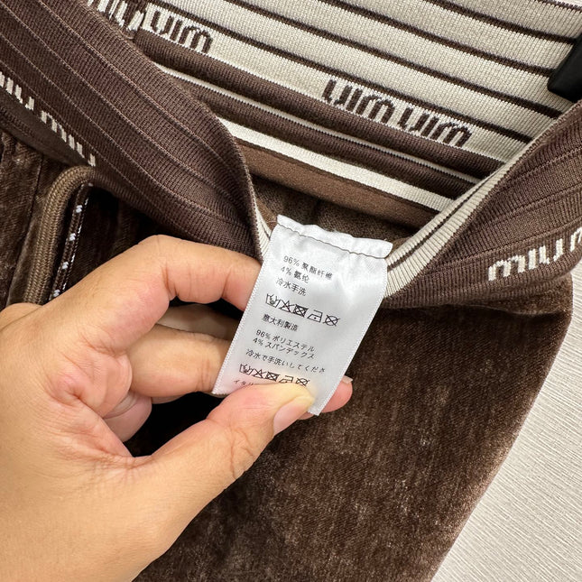 MIUMIU WIDE-LEG PANTS STYLE 119