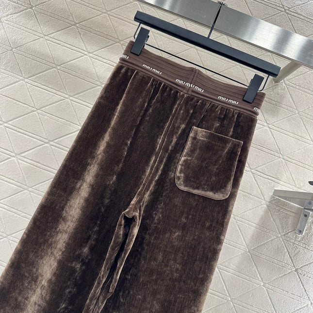 MIUMIU WIDE-LEG PANTS STYLE 119