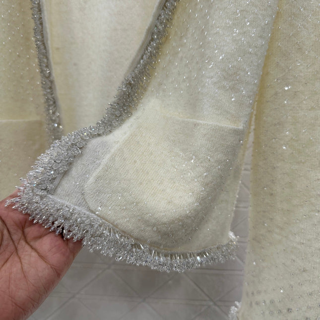 CELINE 25S BEADED KNIT CARDIGAN 0124