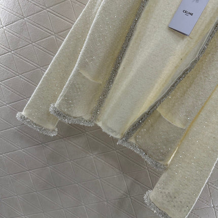 CELINE 25S BEADED KNIT CARDIGAN 0124