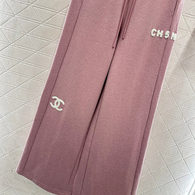 CHANEL 25S HIGH-WAISTED WIDE-LEG PANTS 305