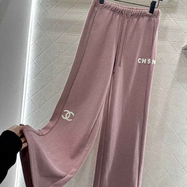 CHANEL 25S HIGH-WAISTED WIDE-LEG PANTS 305