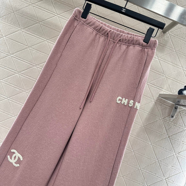 CHANEL 25S HIGH-WAISTED WIDE-LEG PANTS 305