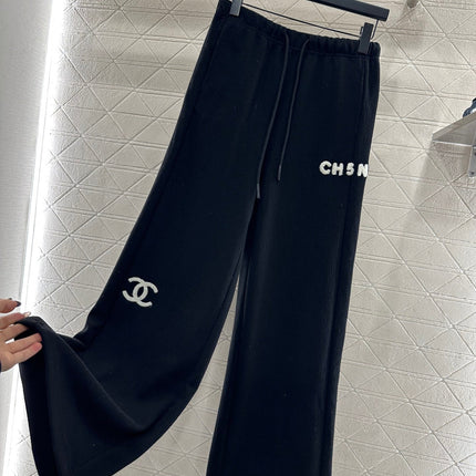 CHANEL 25S HIGH-WAISTED WIDE-LEG PANTS 304