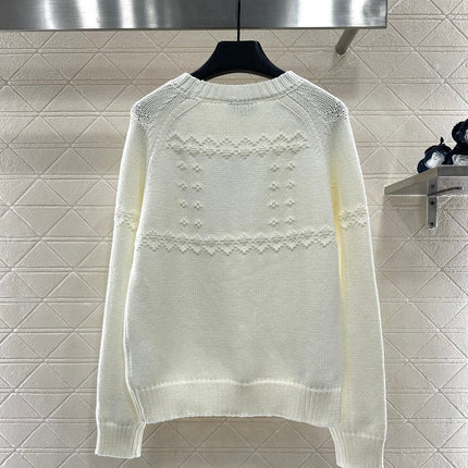 CHANEL 25S EMBROIDERED CROCHET SWEATER 349