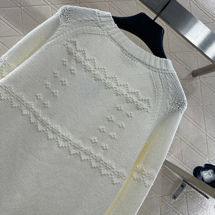 CHANEL 25S EMBROIDERED CROCHET SWEATER 349