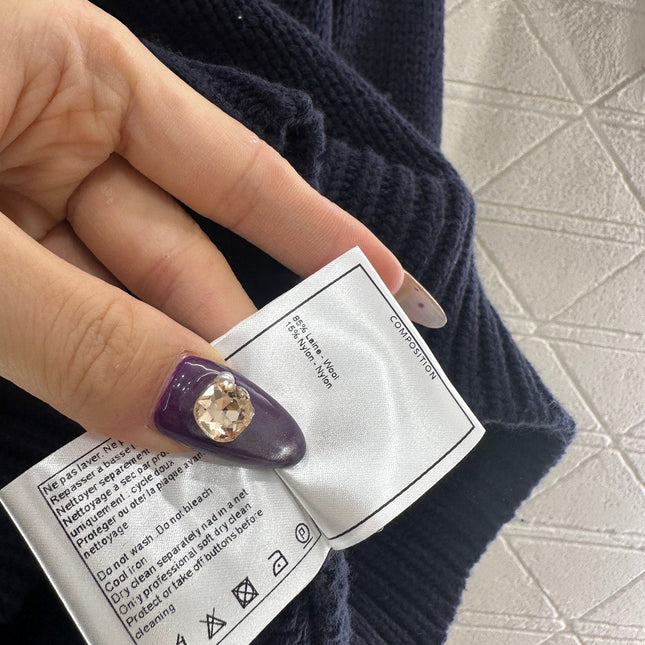 CHANEL 25S EMBROIDERED CROCHET SWEATER 348