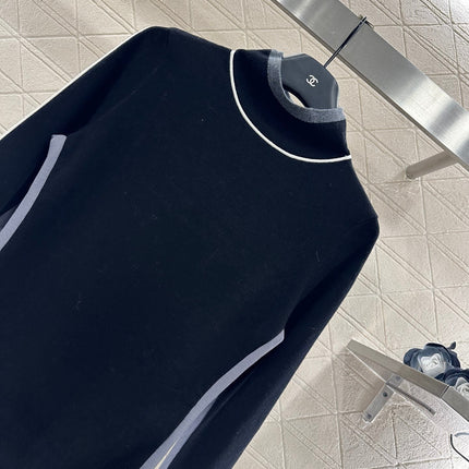 CHANEL 25S HIGH-NECK PULLOVER SWEATER 350