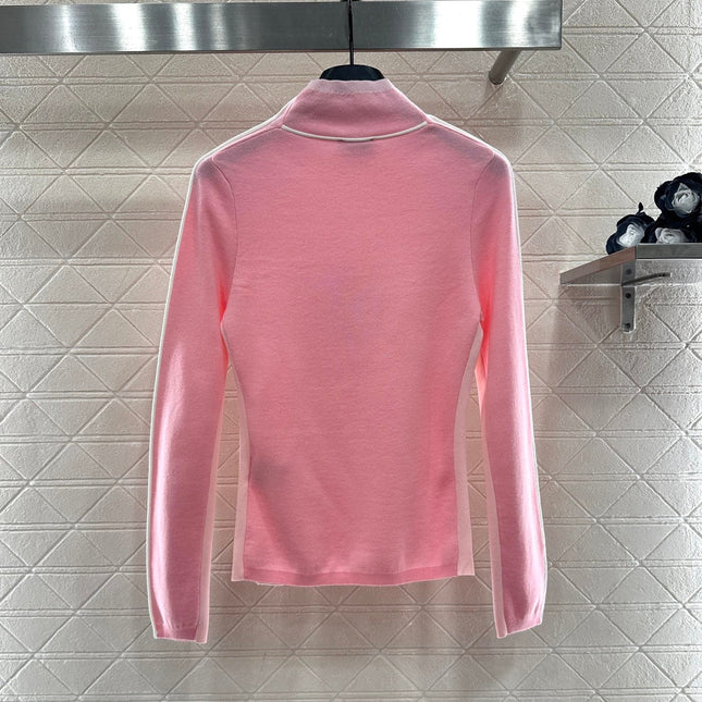 CHANEL 25S HIGH-NECK PULLOVER SWEATER 352