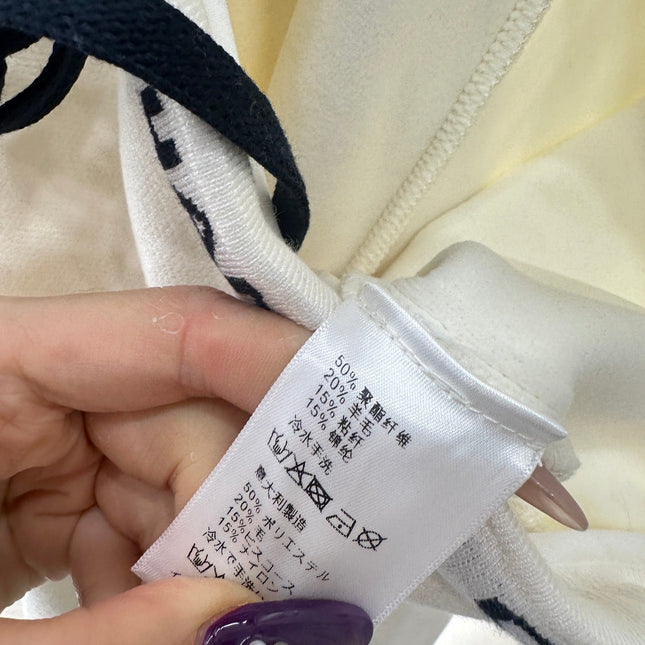 CHANEL 25S WIDE-LEG FLEECE-LINED PANTS 404