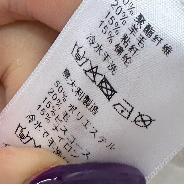 CHANEL 25S WIDE-LEG FLEECE-LINED PANTS 403