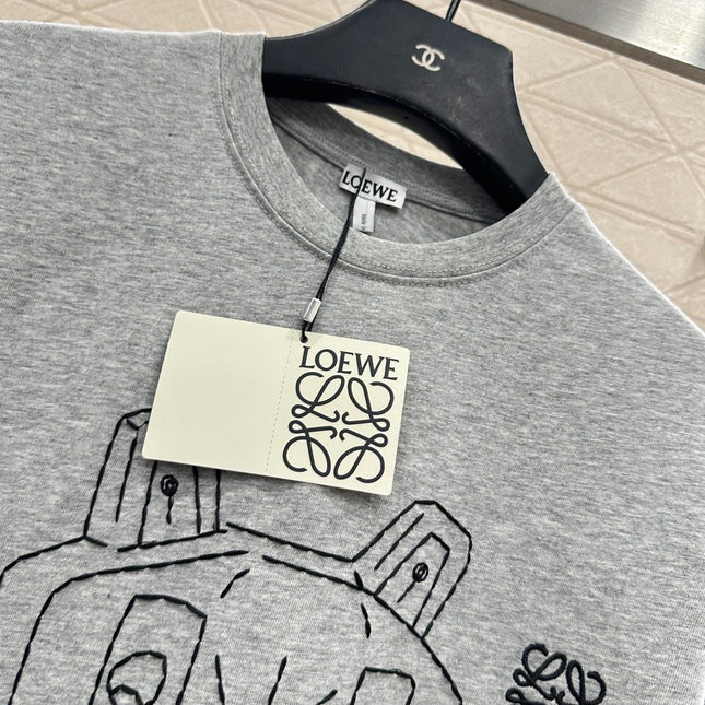 LOEWE LONG-SLEEVE CREW NECK T-SHIRT STYLE 237