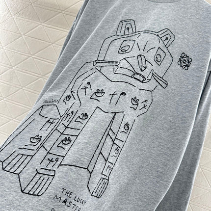 LOEWE LONG-SLEEVE CREW NECK T-SHIRT STYLE 237