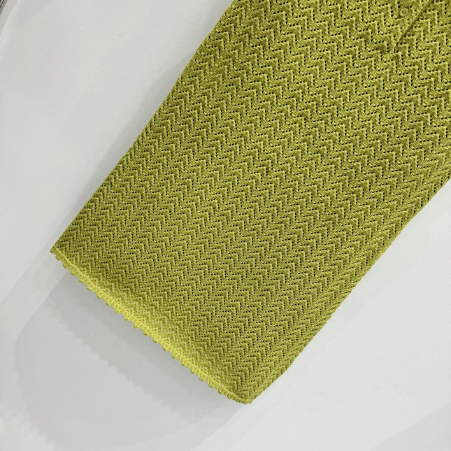 GUCCI SLEEVELESS KNIT POLO DRESS IN BUTTER YELLOW 267480