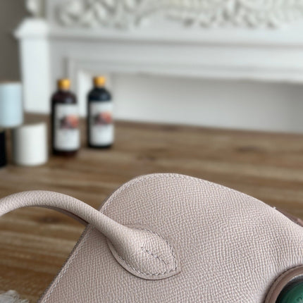 MINI BODIE ON WHEELS 20 IN LIGHT PINK EPSOM LEATHER