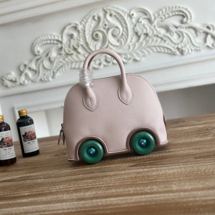 MINI BODIE ON WHEELS 20 IN LIGHT PINK EPSOM LEATHER