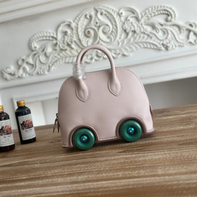 MINI BODIE ON WHEELS 20 IN LIGHT PINK EPSOM LEATHER