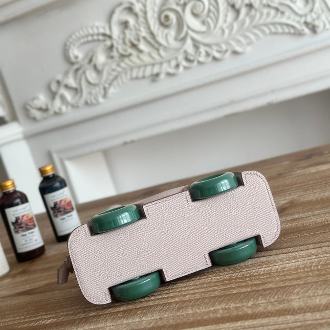 MINI BODIE ON WHEELS 20 IN LIGHT PINK EPSOM LEATHER