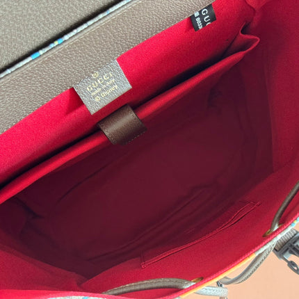 GUCCI 25S BACKPACK 44 CM IN MULTICOLOR CALFSKIN