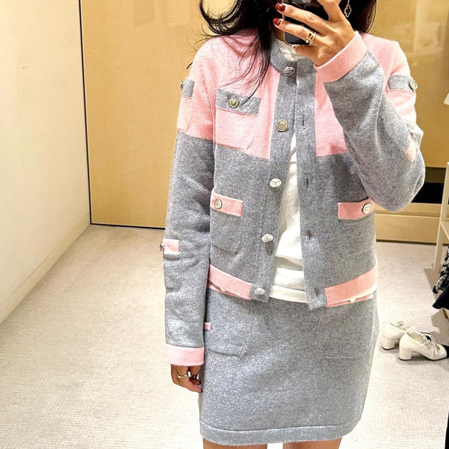 CHANEL CARDIGAN AND SKIRT SET STYLE 57