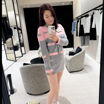 CHANEL CARDIGAN AND SKIRT SET STYLE 57