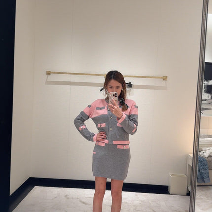 CHANEL CARDIGAN AND SKIRT SET STYLE 57