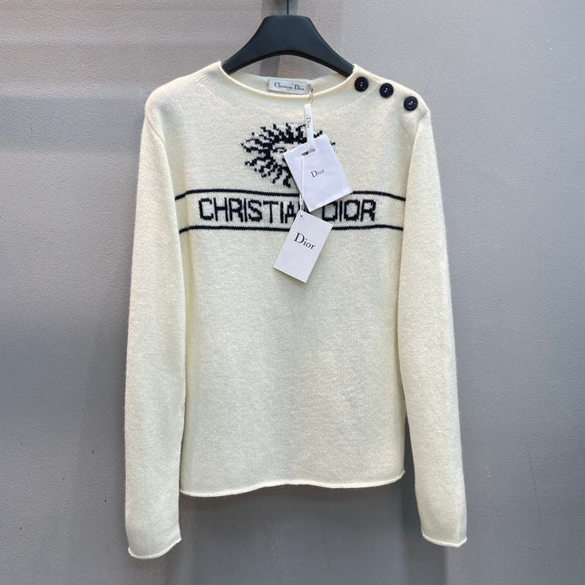 DIOR 25S SHOULDER-BUTTON SWEATER 538
