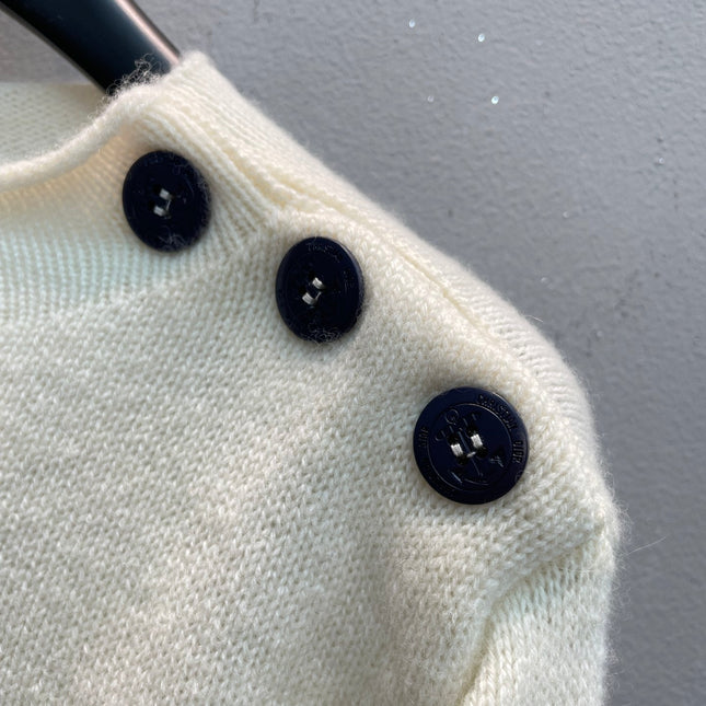 DIOR 25S SHOULDER-BUTTON SWEATER 538