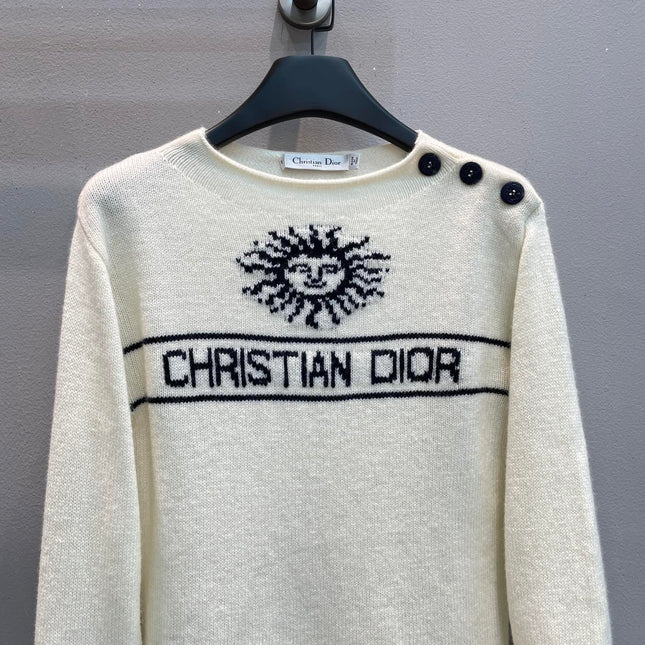 DIOR 25S SHOULDER-BUTTON SWEATER 538