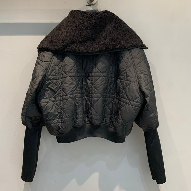DIOR 25S COTTON SHERPA-COLLAR JACKET 536