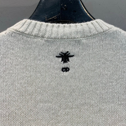 DIOR 25S FLORAL EMBROIDERED CASHMERE SWEATER 533