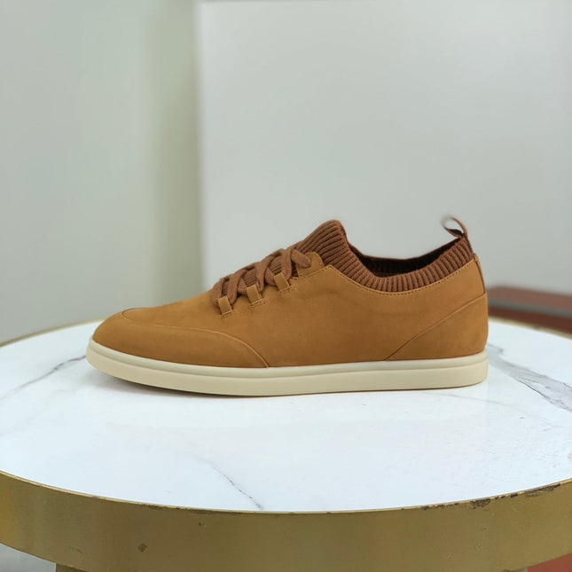 LP SOHO WALK TRAINERS IN MUSTARD SUEDE