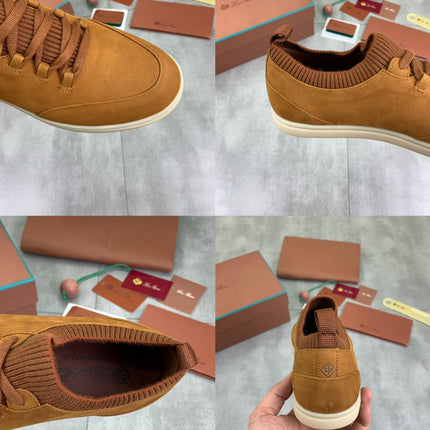 LP SOHO WALK TRAINERS IN MUSTARD SUEDE