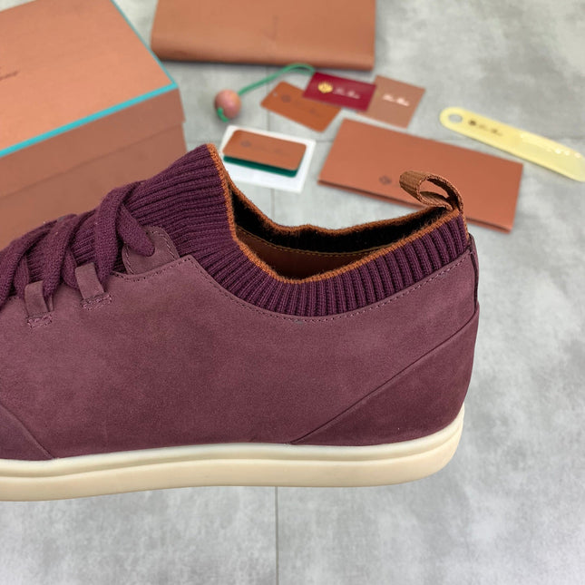 LP SOHO WALK TRAINERS IN MULBERRY SUEDE