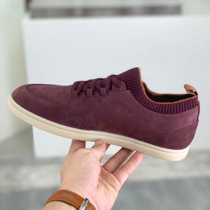 LP SOHO WALK TRAINERS IN MULBERRY SUEDE