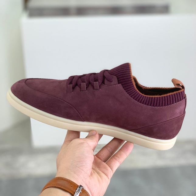 LP SOHO WALK TRAINERS IN MULBERRY SUEDE