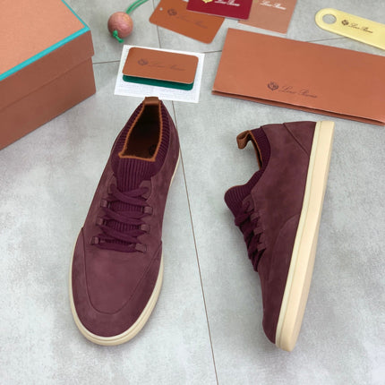 LP SOHO WALK TRAINERS IN MULBERRY SUEDE