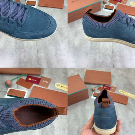LP SOHO WALK TRAINERS IN SAPPHIRE SUEDE