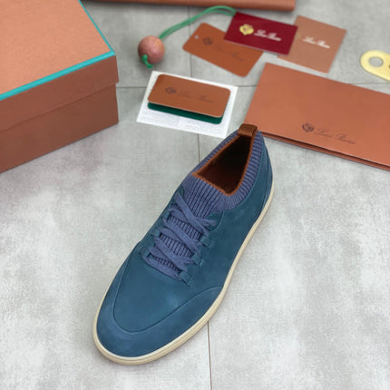 LP SOHO WALK TRAINERS IN SAPPHIRE SUEDE