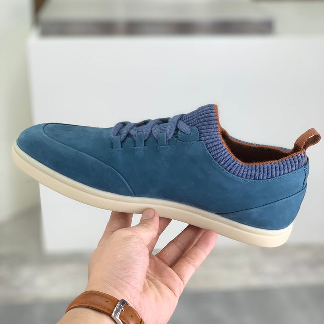 LP SOHO WALK TRAINERS IN SAPPHIRE SUEDE