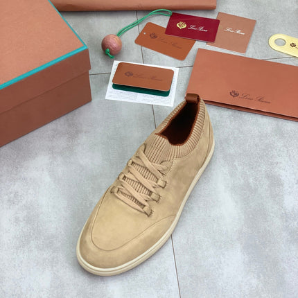 LP SOHO WALK TRAINERS IN WALNUT SUEDE