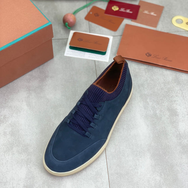 LP SOHO WALK TRAINERS IN AEGEAN SUEDE