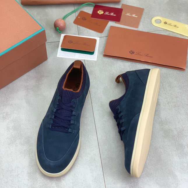 LP SOHO WALK TRAINERS IN AEGEAN SUEDE